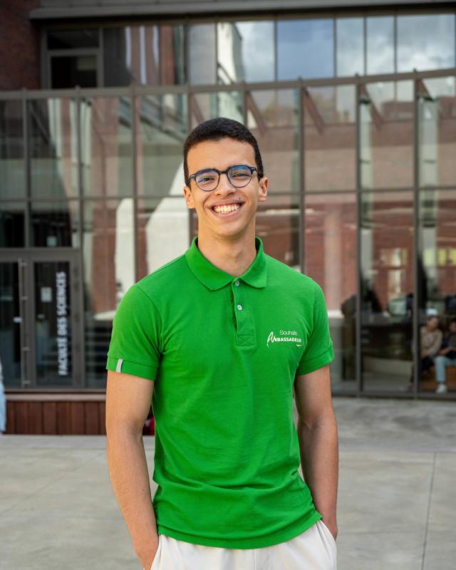 Etudiants ambassadeurs de l'UNamur - Souhaib Fadli