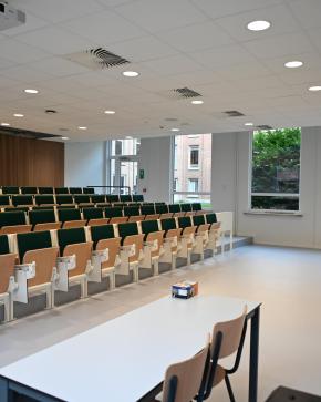 Salle de cours de l'UNamur