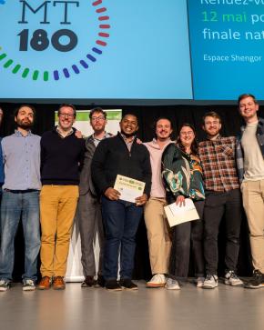 Photo de groupes des participants à la finale namuroise de MT180