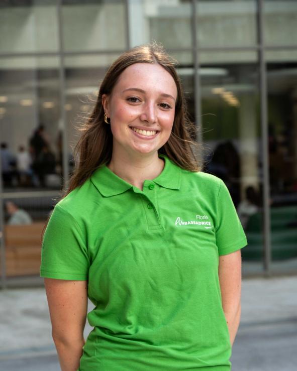 Etudiants ambassadeurs de l'UNamur - Florie Petit-Jean