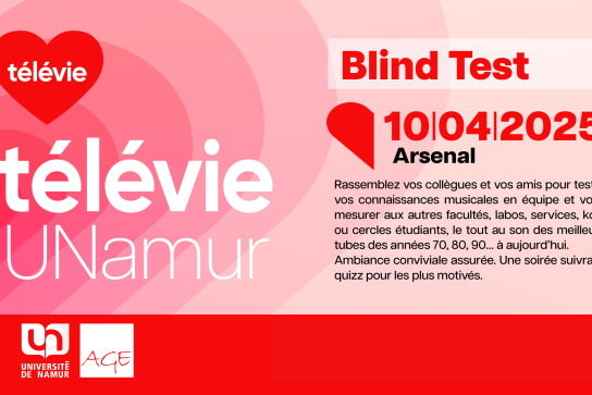 Affiche blind test télévie