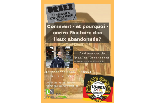 Affiche conférence Nicolas Offenstadt