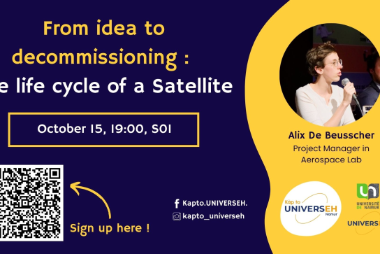 Photo illustrant l’événement suivant: From idea to decommissioning : The life cycle of a Satellite