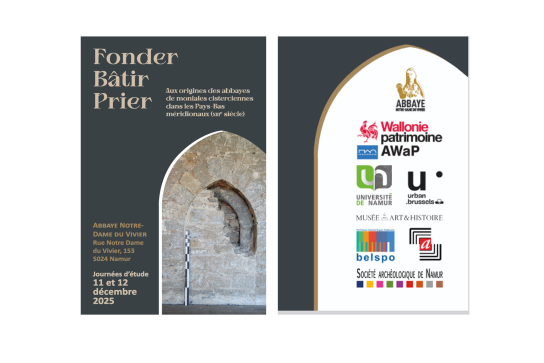 Affiche du colloque avec logos des sponsors