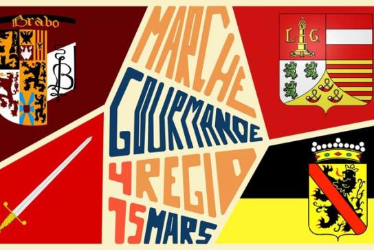 marche gourmande des 4 régionales