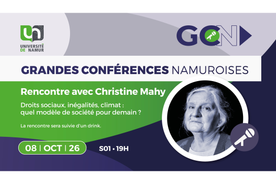 Visuel de la GCN - Rencontre avec Christine Mahy