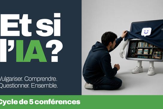 Visuel du cycle de conférences Et Si l'IA ? (ESIA)