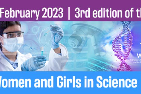 Bannière women in science UNamur 2023
