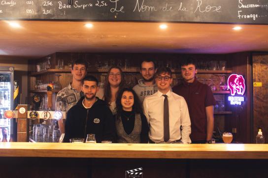 L'équipe 2024 du kot-à-projet le Nom de la Rose de l'UNamur