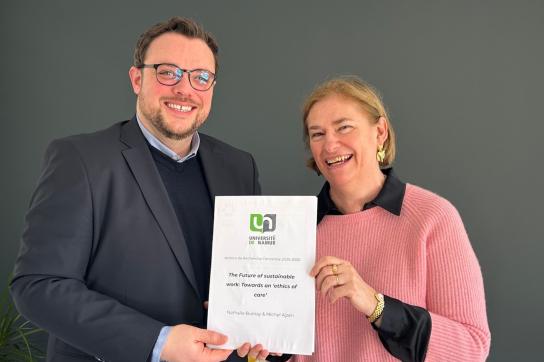 Michel Ajzen et Nathalie Burnay